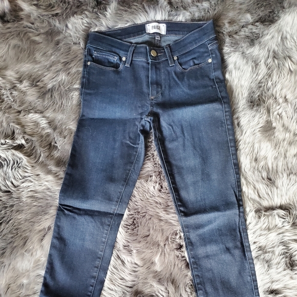 PAIGE Stretchy Skinny Ankle Jeans - Picture 4 of 7